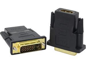 B2G1 Free DVI Male to HDMI Female Adapter Converter For Sony PSP Wii XBOX PS3 