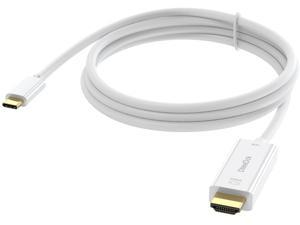 Thunderbolt 3 Compatible Samsung S20/S10 to VGA Cables Braided Compatible with iMac MacBook Pro USB C to VGA Cable 10 ft Surface Pro 7 Lenovo and More DteeDck USB Type C 