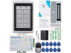 Waterproof RFID Card Password Door Access Control+Embedded Magnetic Lock+Remote 