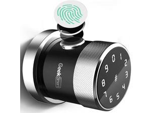 Geek Smart Door Lock, Fingerprint Door Lock Smart Door knob Keypad Door Knob Digital Door Knob Easy Install, Digital Door Lock for Bedrooms Homes, Apartments, Hotels and Offices