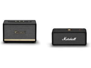 Marshall Acton II Bluetooth Speaker - Black & Emberton Bluetooth Portable Speaker - Black