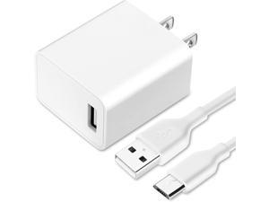 UL Listed Quick Wall 15W QC Fast Charging USB Charger Power Adapter Wall Plug with Cord Honor Play4 Comes with 10 Foot USB Type-C Cable - Newegg.com