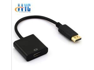 Display Port DP To HDMI Female Convertor , Ultra HD 1080P  Converter Male to Female  Adapter Cable For  PC MAC ,