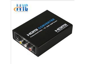 Av+s-video to hdmi S port  to HDMI AV HDMI S-VIDEO HD full 1080P splitter S-Video & Composite RCA to HDMI Converter AV Adapter - R/L Audio - 1080P Scaler