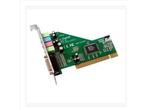 PCI 3D stereo adapter PC desktop Windows 7 cmedia 8738 green version of the 4 channel sound card
