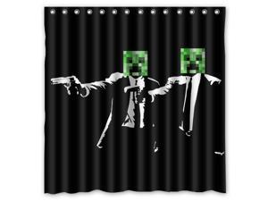 Minecraft Game Design Polyester Fabric Bath Shower Curtain 180x180 cm Waterproof and Mildewproof Shower Curtains Pattern01 Minecraft Game Design Polyester Fabric Bath Shower Curtain 180x180 cm Waterproof and Mildewproof Shower Curtains Pattern01