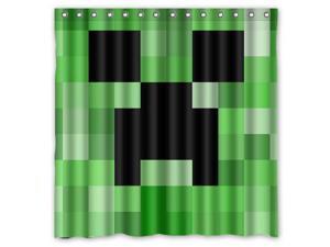 Minecraft Game Design Polyester Fabric Bath Shower Curtain 180x180 cm Waterproof and Mildewproof Shower Curtains Pattern01 Minecraft Game Design Polyester Fabric Bath Shower Curtain 180x180 cm Waterproof and Mildewproof Shower Curtains Pattern01