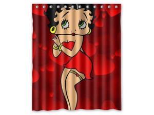Betty Boop Different Poses CUSTOM SHOWER CURTAIN 60x72 inch 