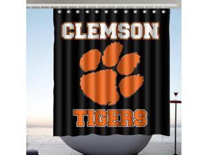 Auburn Tigers Ncaa Team 02 Fans Bath Shower Curtain 66x72 Inch
