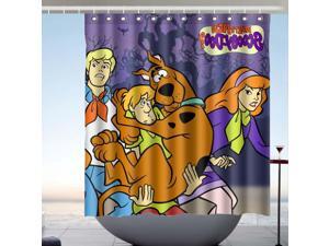Scooby Doo Cartoon Fans Bath Shower Curtain 66x72 Inch Scooby Doo Cartoon Fans Bath Shower Curtain 66x72 Inch