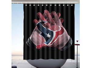 Houston Texans NFL 03 Fans Bath Shower Curtain 66x72 Inch Houston Texans NFL 03 Fans Bath Shower Curtain 66x72 Inch
