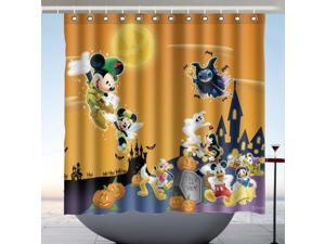 Disney Halloween Design Polyester Fabric Bath Shower Curtain 180x180 CM Disney Halloween Design Polyester Fabric Bath Shower Curtain 180x180 CM
