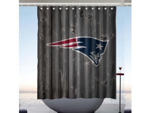 New England Patriots NFL Design Polyester Fabric Bath Shower Curtain 60x72 Inch New England Patriots NFL Design Polyester Fabric Bath Shower Curtain 60x72 Inch