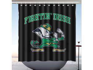 Notre Dame Fighting Irish 02 Design Polyester Fabric Bath Shower Curtain 180x180 CM Notre Dame Fighting Irish 02 Design Polyester Fabric Bath Shower Curtain 180x180 CM