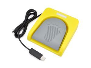 iKKEGOL-FS2016-USB-Single-Foot-Switch-Control-1-Key-PC-Keyboard-Mouse-Action-Pedal-HID Yellow iKKEGOL-FS2016-USB-Single-Foot-Switch-Control-1-Key-PC-Keyboard-Mouse-Action-Pedal-HID Yellow