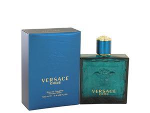 Versace Eros by Versace Eau De Parfum Spray 3.4 oz for Men Versace Eros by Versace Eau De Parfum Spray 3.4 oz for Men