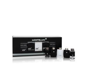 Montblanc Explorer by Mont Blanc Gift Set -- 2 x 0.15 Mini EDT in Montblanc Legend + 2 x .15 Mini EDP Spray in Montblanc Explorer + 0.15 oz Mini EDT in Montblanc Legend Spirit for Men Montblanc Explorer by Mont Blanc Gift Set -- 2 x 0.15 Mini EDT in Montblanc Legend + 2 x .15 Mini EDP Spray in Montblanc Explorer + 0.15 oz Mini EDT in Montblanc Legend Spirit for Men