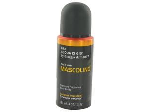 Designer Imposters Mascolino by Parfums De Coeur Body Spray 4 oz for Men Designer Imposters Mascolino by Parfums De Coeur Body Spray 4 oz for Men