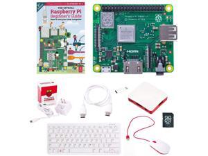 Raspberry Pi 3A+ Full Desktop Official Starter Kit w/Pi 3 Model A Plus Boards, 16GB Micro SD Card, USB Mouse, USB Keyboard, Power Supply, Case and HDMI Cable - Just Connect to HDMI Display Raspberry Pi 3A+ Full Desktop Official Starter Kit w/Pi 3 Model A Plus Boards, 16GB Micro SD Card, USB Mouse, USB Keyboard, Power Supply, Case and HDMI Cable - Just Connect to HDMI Display