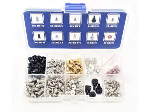 Microconnectors, Inc. 228 pcs PC Computer Screws Assortment Kit for Computer Hard Drive Mother Board Standoffs Fan CD-ROM Assembling Microconnectors, Inc. 228 pcs PC Computer Screws Assortment Kit for Computer Hard Drive Mother Board Standoffs Fan CD-ROM Assembling