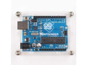 SunFounder R3 Case Enclosure New Transparent Gloss Acrylic Computer Box Compatible with Arduino R3 SunFounder R3 Case Enclosure New Transparent Gloss Acrylic Computer Box Compatible with Arduino R3