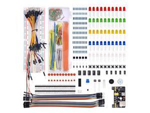 MB102 BREADBOARD CAPACITOR LED BUZZER RESISTOR ELECTRONIC COMPONENT SET KIT ALL