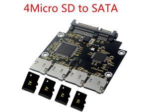 JMT PCI-E PCI Express to 6 Ports SATA3.0 SATA 3 III 6Gbps Controller Expansion Card Adapter w Low Profile Bracket for SSD HDD IPFS