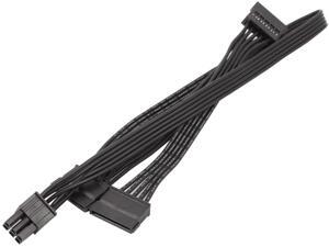 Aexit 28in 6 Cables & Interconnects Pin to 3X SATA Power Cable Adapter for Hard Power Cables Drive Black Aexit 28in 6 Cables & Interconnects Pin to 3X SATA Power Cable Adapter for Hard Power Cables Drive Black