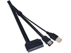 USB Type-C to SATA Adapter - for 2.5” SATA Drives - UASP - External Hard Drive Cable - USB Type C to SATA Adapter (20cm) USB Type-C to SATA Adapter - for 2.5” SATA Drives - UASP - External Hard Drive Cable - USB Type C to SATA Adapter (20cm)