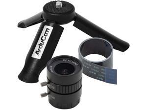 Arducam CS-Mount Lens Bundle for Raspberry Pi HQ Camera, Wide Angle 6mm Focal Length Manual Focus Lens with Portable Tripod Stand and 2ft/60cm Black Camera Cable Arducam CS-Mount Lens Bundle for Raspberry Pi HQ Camera, Wide Angle 6mm Focal Length Manual Focus Lens with Portable Tripod Stand and 2ft/60cm Black Camera Cable