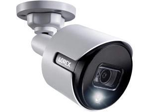 Lorex C581DA Indoor/Outdoor 2K 5MP Super Analog HD Active Deterrence Bullet Camera, 2.8mm, 135ft IR Night Vision, Color Night Vision,Works with D841/D841B Series, ACJNCD3B, Only Camera, White Lorex C581DA Indoor/Outdoor 2K 5MP Super Analog HD Active Deterrence Bullet Camera, 2.8mm, 135ft IR Night Vision, Color Night Vision,Works with D841/D841B Series, ACJNCD3B, Only Camera, White