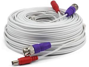 Swann BNC Coaxial Cable for Security Camera CCTV System, Audio Video Extension Power Cables, UL Certified and Fire Resistant, 100ft (100 Ft / 30 M) Swann BNC Coaxial Cable for Security Camera CCTV System, Audio Video Extension Power Cables, UL Certified and Fire Resistant, 100ft (100 Ft / 30 M)