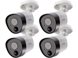 Q-See Home 5MP Analog HD ADD ON Bullet Security Camera 4 Pack, Pir, BNC, Night Vision, Indoor and Outdoor, White (QTH8075B-4) Q-See Home 5MP Analog HD ADD ON Bullet Security Camera 4 Pack, Pir, BNC, Night Vision, Indoor and Outdoor, White (QTH8075B-4)
