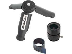 Arducam CS-Mount Lens Bundle for Raspberry Pi HQ Camera, Wide Angle 6mm Focal Length Manual Focus Lens with Portable Tripod Stand and 2ft/60cm Black Camera Cable Arducam CS-Mount Lens Bundle for Raspberry Pi HQ Camera, Wide Angle 6mm Focal Length Manual Focus Lens with Portable Tripod Stand and 2ft/60cm Black Camera Cable
