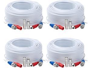Tainston 4 Pack 200 Feet BNC Video Power CableBNC Extension Wire Pre-Made All-in-One Video Security Camera Wire with Connectors for CCTV Camera DVR Surveillance System Tainston 4 Pack 200 Feet BNC Video Power CableBNC Extension Wire Pre-Made All-in-One Video Security Camera Wire with Connectors for CCTV Camera DVR Surveillance System