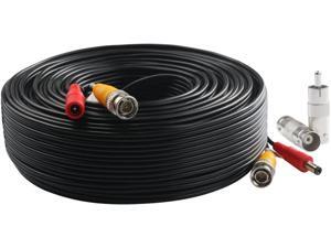 Postta BNC Video Power Cable (150 Feet) Pre-Made All-in-One Video Security Camera Cable Wire with Two Connectors for CCTV DVR Surveillance System Postta BNC Video Power Cable (150 Feet) Pre-Made All-in-One Video Security Camera Cable Wire with Two Connectors for CCTV DVR Surveillance System