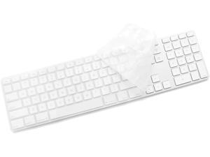 Wired Keyboard Black Computer Keyboard Multimedia Wired Ultra-Thin Keyboard with Keyboard Cover Protector Skin Color : Black