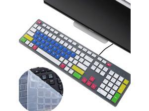 2Pcs i-Tensodo Keyboard Cover for Dell KM636 and KB216 Wireless Keyboard, Dell Optiplex 5250/3050/3240/5460/7450/7050, Dell Inspiron AIO 3475/3670/3477 All-in-one Desktop, Candy Blue+Clear 2Pcs i-Tensodo Keyboard Cover for Dell KM636 and KB216 Wireless Keyboard, Dell Optiplex 5250/3050/3240/5460/7450/7050, Dell Inspiron AIO 3475/3670/3477 All-in-one Desktop, Candy Blue+Clear