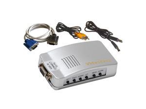 VideoSecu PC VGA to AV TV RCA Video Converter Switch Box Adapter MAC CCTV Surveillance 1L7