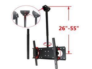 VideoSecu Tilt Swivel TV Ceiling Mount for most 40-65" LCD LED Plasma Flat Panel Screen Displays with VESA 200x200/ 400x400/ 600x400/ 680x460mm - Fits Flat or Vaulted Ceiling bt2