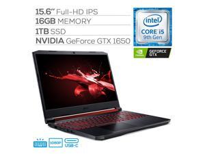 Acer Nitro 5 Gaming Laptop, 15.6" IPS Full HD, NVIDIA GTX 1650, Core i5-9300H up to 4.10 GHz, 16GB RAM, 1TB SSD, Backlit, RJ-45 Ethernet, Wi-Fi 6, USB-C, Win 10 Acer Nitro 5 Gaming Laptop, 15.6" IPS Full HD, NVIDIA GTX 1650, Core i5-9300H up to 4.10 GHz, 16GB RAM, 1TB SSD, Backlit, RJ-45 Ethernet, Wi-Fi 6, USB-C, Win 10