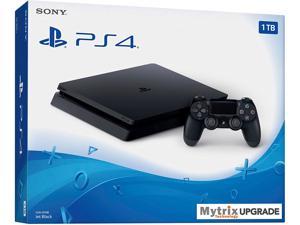 Mytrix Playstation 4 Slim 1TB SSD Console with DualShock 4 Wireless Controller Bundle Playstation Enhanced with 1TB Solid State Drive