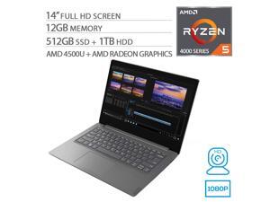 Lenovo V14 ARE 14" FHD Laptop, Ryzen 5 4500U Hexa-Core up to 4.0 GHz, 12GB DDR4 RAM, 512GB SSD+1TB HDD, Wi-Fi, Bluetooth, HDMI, Win 10 Pro Lenovo V14 ARE 14" FHD Laptop, Ryzen 5 4500U Hexa-Core up to 4.0 GHz, 12GB DDR4 RAM, 512GB SSD+1TB HDD, Wi-Fi, Bluetooth, HDMI, Win 10 Pro