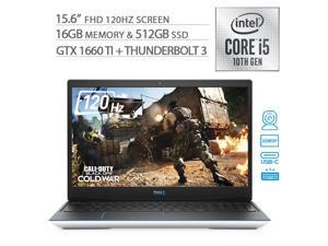 Dell G3 15 Gaming Laptop 120Hz 15.6" FHD, Core i5-10300H up to 4.5 Hz, GTX 1660 Ti 6GB GDDR6, 16GB RAM, 512GB SSD, WiFi 6, RGB KB, Thunderbolt 3, Killer Network, Win 10 Dell G3 15 Gaming Laptop 120Hz 15.6" FHD, Core i5-10300H up to 4.5 Hz, GTX 1660 Ti 6GB GDDR6, 16GB RAM, 512GB SSD, WiFi 6, RGB KB, Thunderbolt 3, Killer Network, Win 10