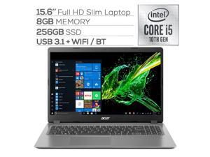 Acer Aspire 3 A315 Slim Laptop, 15.6" Full HD, Quad-Core Intel Core i5-1035G1 up to 3.60 GHz, 8GB RAM, 256GB SSD, Ethernet, WebCam, HDMI, KeyPad, Win 10 Acer Aspire 3 A315 Slim Laptop, 15.6" Full HD, Quad-Core Intel Core i5-1035G1 up to 3.60 GHz, 8GB RAM, 256GB SSD, Ethernet, WebCam, HDMI, KeyPad, Win 10