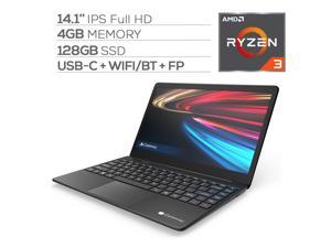 Gateway Notebook Ultra Slim Laptop 14.1" IPS FHD AMD Ryzen 3 3200U up to 3.50 GHz 4GB RAM 128GB SSD USB-C FP Reader Webcam HDMI Wi-Fi THX Audio Win 10 S Black Gateway Notebook Ultra Slim Laptop 14.1" IPS FHD AMD Ryzen 3 3200U up to 3.50 GHz 4GB RAM 128GB SSD USB-C FP Reader Webcam HDMI Wi-Fi THX Audio Win 10 S Black