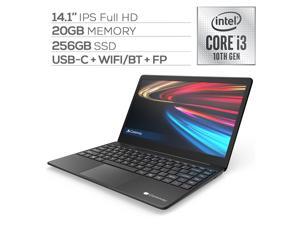 Gateway Notebook Ultra Slim Laptop 14.1" IPS FHD Intel Core i3-1005G1 Up to 3.4GHz 20GB RAM 256GB SSD USB-C FP Reader Webcam HDMI Wi-Fi THX Audio Win 10 S Black Gateway Notebook Ultra Slim Laptop 14.1" IPS FHD Intel Core i3-1005G1 Up to 3.4GHz 20GB RAM 256GB SSD USB-C FP Reader Webcam HDMI Wi-Fi THX Audio Win 10 S Black