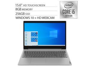 Lenovo IdeaPad 3 Touchscreen Laptop, 15.6" HD, 10th Gen Intel Core i5-1035G1 4-Core up to 3.6 GHz, 8GB RAM, 256GB SSD, WebCam, Keypad, Win 10