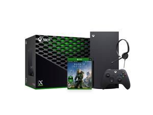 2020 Newest X Gaming Console Bundle  1TB SSD Black Xbox Console and Wireless Controller with Halo Infinite and Xbox Chat Headset