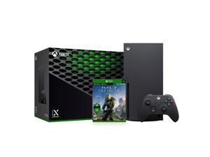 2021 Xbox Bundle  1TB SSD Black Xbox Console and Wireless Controller with Halo Infinite